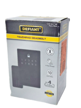 Defiant Touchpad Deadbolt (Matte Black) - £21.62 GBP