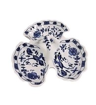 Vienna Woods Fine China Seymore Mann Blue And White Candy Relish Dish - £20.24 GBP