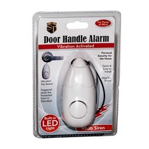 Portable Door Guard 98dB alarm with flashlight - $17.00