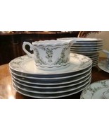 Vintage German Bavaria Porcelain Tea Set 43 Pieces Rare Collection - €849,71 EUR