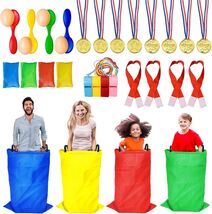 Exciting 4-in-1 Outdoor Games: Potato Sack Race Bags for Every Celebration! - $67.27