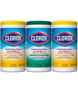Clorox Disinfecting Wipes Value Pack, 75 Ct Each, Pack of 3  - $242.22 MXN