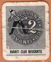 US  VERY GOOD  LOCAL  CINDERELLA STAMP LABEL &quot; AVANTI CLUB NEUCHATEL &quot; - $1.10