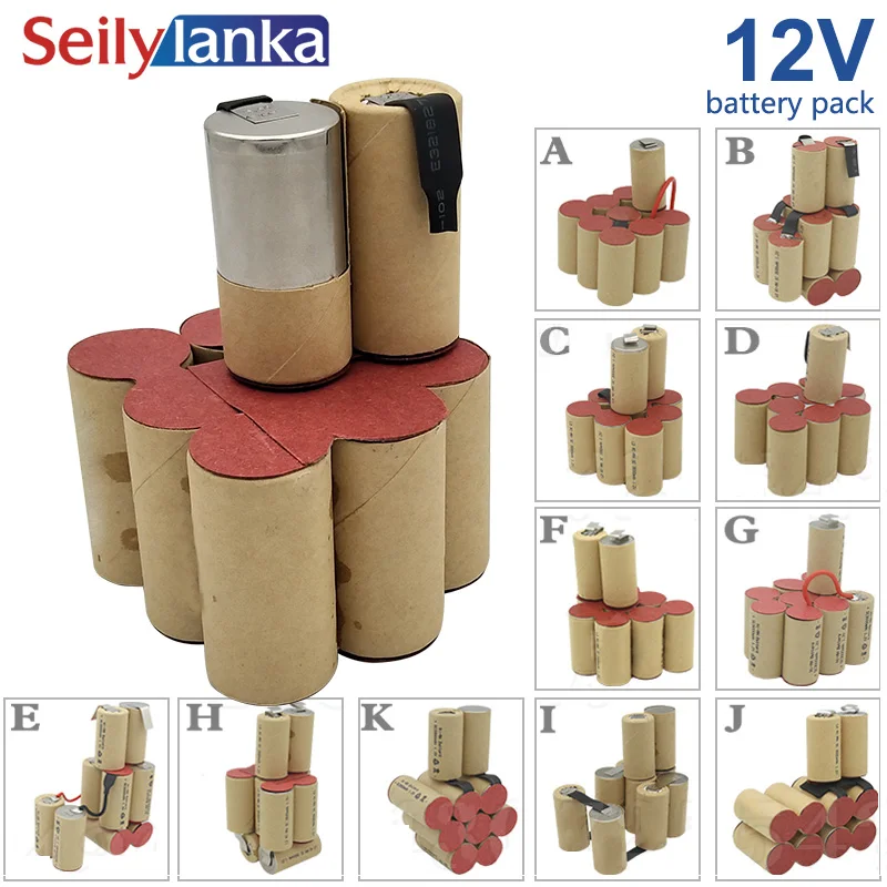 12V 4000mAh Ni MH  battery pack Welding custom tool cd for Black Decker ... - $253.19