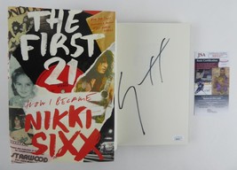 Nikki Sixx Signed The First 21 How I Became HC Book 1st Edition JSA COA - $178.19