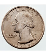 1934 25C Washington Quarter in Gem BU Condition, Terrific Eye Appeal - €54,00 EUR