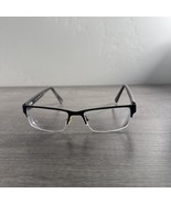 Armani Exchange Eyeglasses AX1015 6070 Black Half Rim FRAMES ONLY 52-17-140 - $24.87