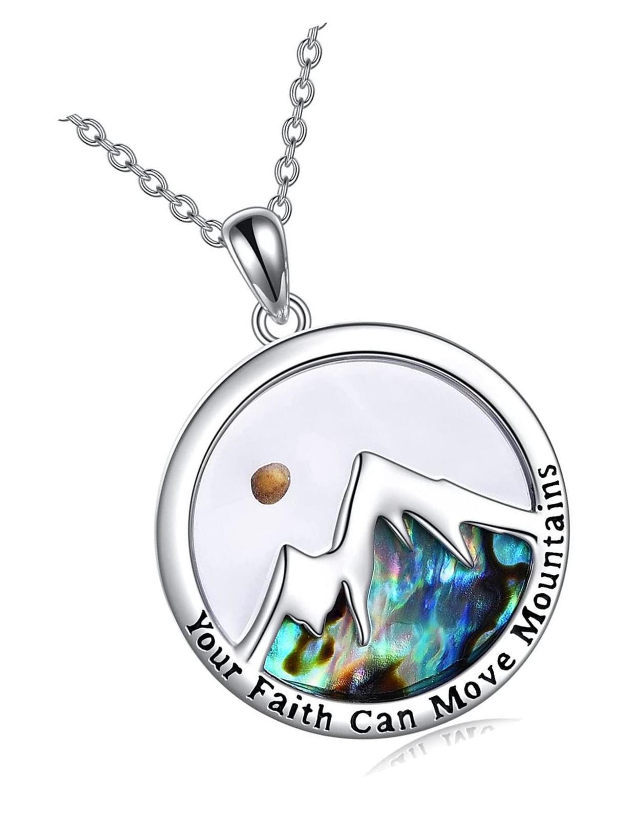 Primary image for Faith Necklace, Your Can Move Mountain,