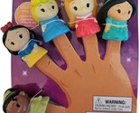 Disney Princesses 5 Finger Bath Puppets Snow White Cinderella &amp; More Age... - £4.91 GBP
