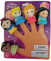 Disney Princesses 5 Finger Bath Puppets Snow White Cinderella &amp; More Ages 3+ NEW - £4.90 GBP