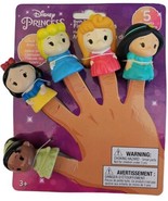 Disney Princesses 5 Finger Bath Puppets Snow White Cinderella &amp; More Age... - £5.00 GBP
