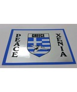 Peace Xenia Greece 4.5” x 3” Foil Sticker - £4.39 GBP