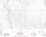 Nixon, Nevada 1986 Vintage USGS Topo Map 7.5 Quadrangle Topographic - $23.99
