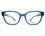 Nine West Eyeglasses Frames NW5113 424 Grey Clear Blue 50-17-135 - $55.97