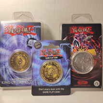 Yugioh Collectible Coins Lot Joey Wheeler Millennium Eye And Flip Coin Bundle - $36.76