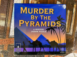 BePuzzled Mystery Jigsaw Puzzle 1000 Pieces 23&quot;X29&quot;-Murder By The Pyramids - $25.23