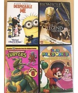 Lot Of 4 DVD&#39;s Despicable Me Teenage Ninja Turtles Bionicle Super Mario ... - $5.69