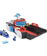 Paw Patrol The Mighty Movie Aircraft Carrier HQ With Chase Action Figure - £100.48 GBP