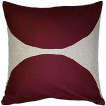 Pillow Décor Kukamuka Kivi Red Throw Pillow 22x22 - £60.08 GBP