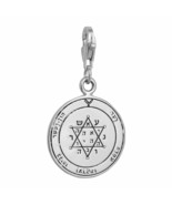 Ciondolo Sigillo Re Salomone Tranquillità Ed Equilibrio Carabina Argento 925 Ø - $61.96