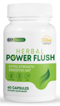 Herbal Power Flush, extra strength digestive aid-60 Capsules - £31.00 GBP