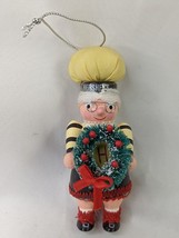 Kurt Adler Hersheys Chocolates Ornament Elf Holding Wreath 2000 - $8.95