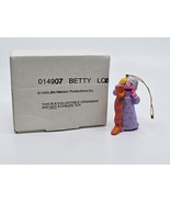 Vtg 1993 Sesame Street Betty Lou Ornament Grolier Christmas Stocking Bed... - €16,94 EUR