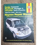 Dodge Caravan Plymouth Voyager Chrysler Town&amp;Country Repair Manual Hayne... - $23.37 CAD