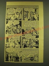 1949 Gillette Razor Blades Ad - and then things happened fast - $18.49