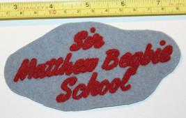 Sir Matthew Begbie School Vancouver Canada Vintage Felt Patch Badge - $11.63