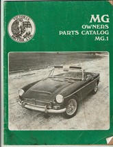 Victoria British Ltd MG Owners Parts Catalog MG.1 July 1984 First Printing - $17.81