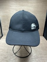 Taco Bell Employee Uniform Cap Hat Adult Adjustable Black Signature Snap... - £7.76 GBP