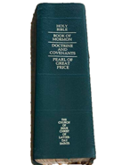 LDS Scriptures Green Regular Quad 7 1/4 x 5 1\4 - £73.57 GBP