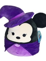 Squishmallows Disney Kellytoy 12&quot; Minnie Mouse Witch Halloween Plush - £34.01 GBP