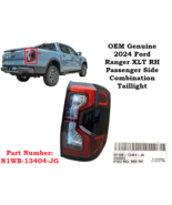 OEM 2024 2025 Ford Ranger XLT Passenger Right Side RH Tail Light w Blind... - $306.90