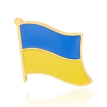 New Ukraine Flag  Brooches For Women Men Ukrainian Jewelry Enamel Accessories Co - £38.09 GBP