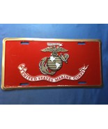 US Marine Corps License Plate- USMC Red EGA Semper Fi Vehicle Plate- Mad... - £14.03 GBP