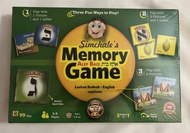 Alef Bais Memory Card Game - LOSHON-KODESH / ENGLISH Captions &amp; Pictures - £14.06 GBP