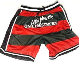 Nightmare On Elm STREET/FREDDY Headgear Classics Basketball Shorts~Never Worn~ - £43.16 GBP