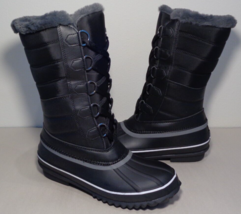 Jambu JBU Size 7 M SABINE Black Water Resistant Boots New Women&#39;s Shoes - $117.81