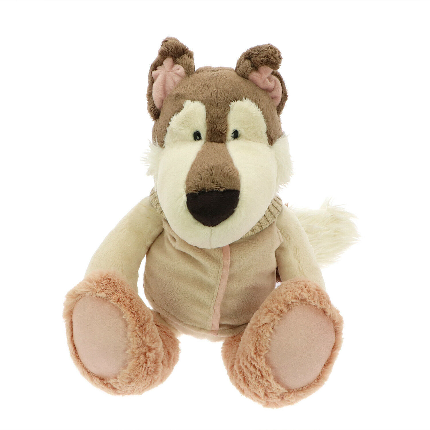NICI Husky Girl Dog Stuffed Animal Plush Toy Dangling 20 inches 50 cm - $48.00