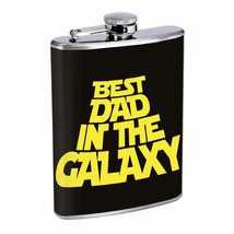 Dad Fathers Day D5 Flask 8oz Stainless Steel Hip Drinking Whiskey - £11.83 GBP