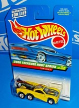 Hot Wheels 2000 Treasure Hunt Series 2/12 #50 Tow Jam Yellow w/ Real Riders - £11.87 GBP