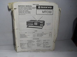 Sanyo MTC50 Original Service Manual Free Shipping - £1.56 GBP