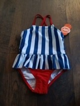 NWT Red white Blue Wonder nation 3T girls  2 piece bathing suit UPF 50+ - $5.50