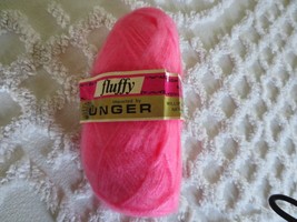 1-3/4 oz. Unger FLUFFY 100% Acrylic #462 PINK Light Worsted  YARN - £2.35 GBP