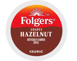 Folgers Toasty Hazelnut Keurig Kcups 24CT - $18.99