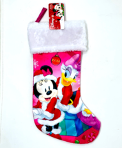 Minnie Mouse and Daisy Satin Christmas Stocking - £5.40 GBP