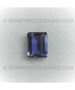 Natural Iolite Octagon Step Cut 10X8mm Hyacinth Blue Color VVS Clarity L... - $325.24