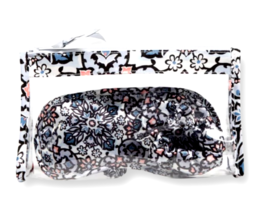 Vera Bradley Clear Bag + Eye Mask + Scrunchie  3 pc Set Lisbon Medallion... - $15.51